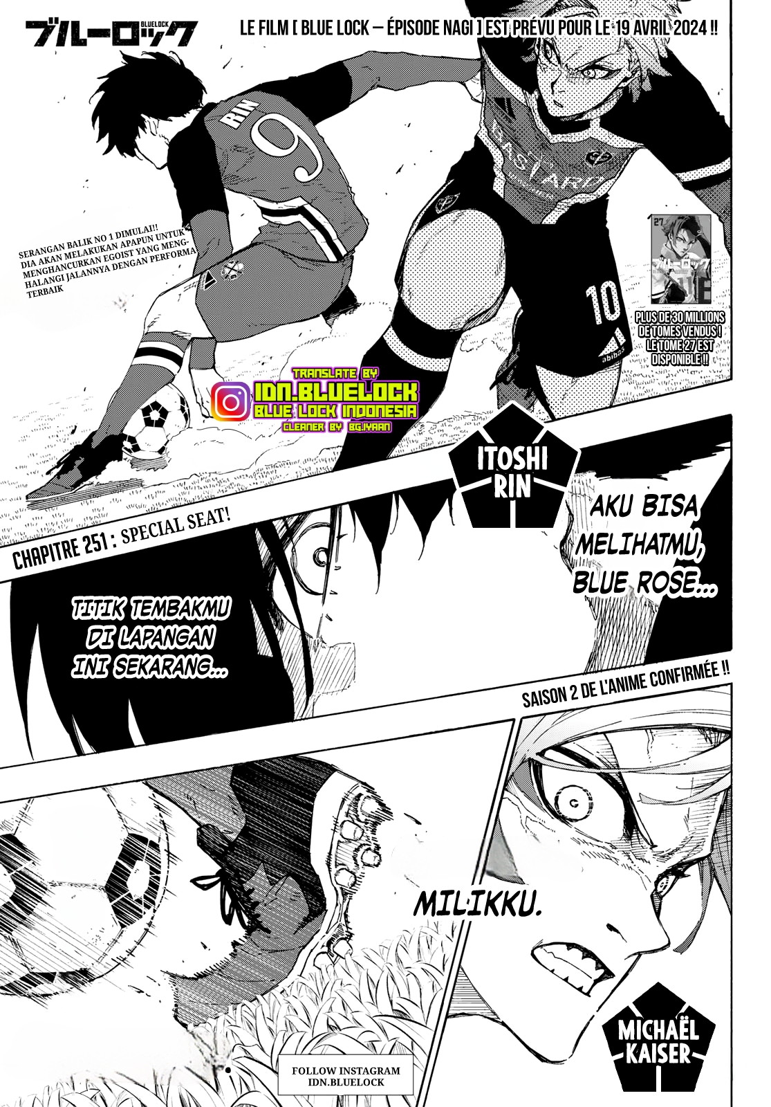 Read Blue Lock ID Manga Online