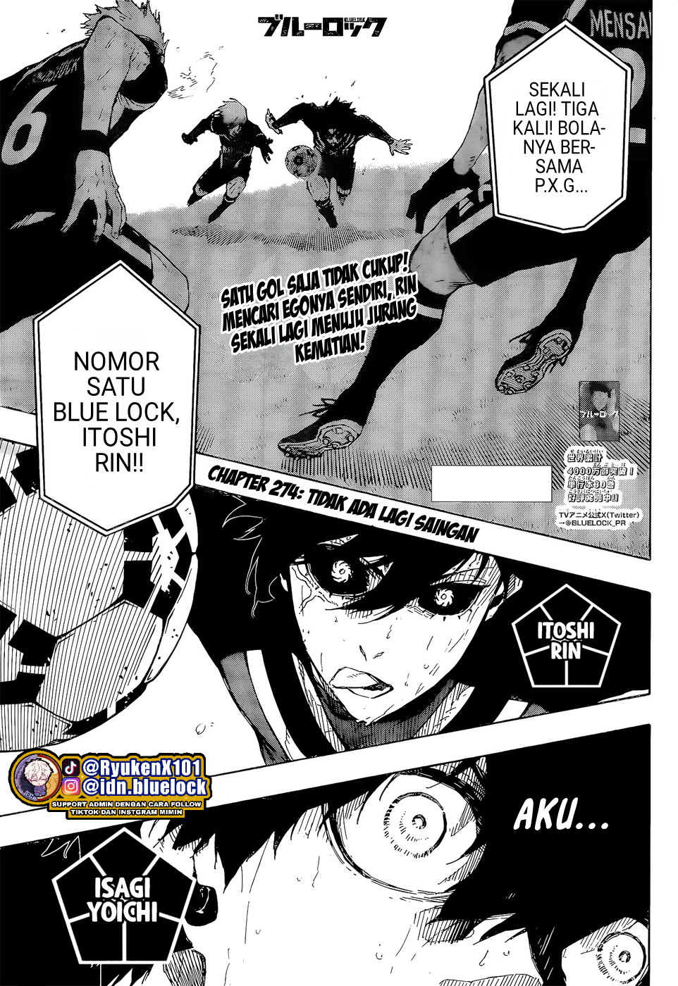 Read Blue Lock ID Manga Online