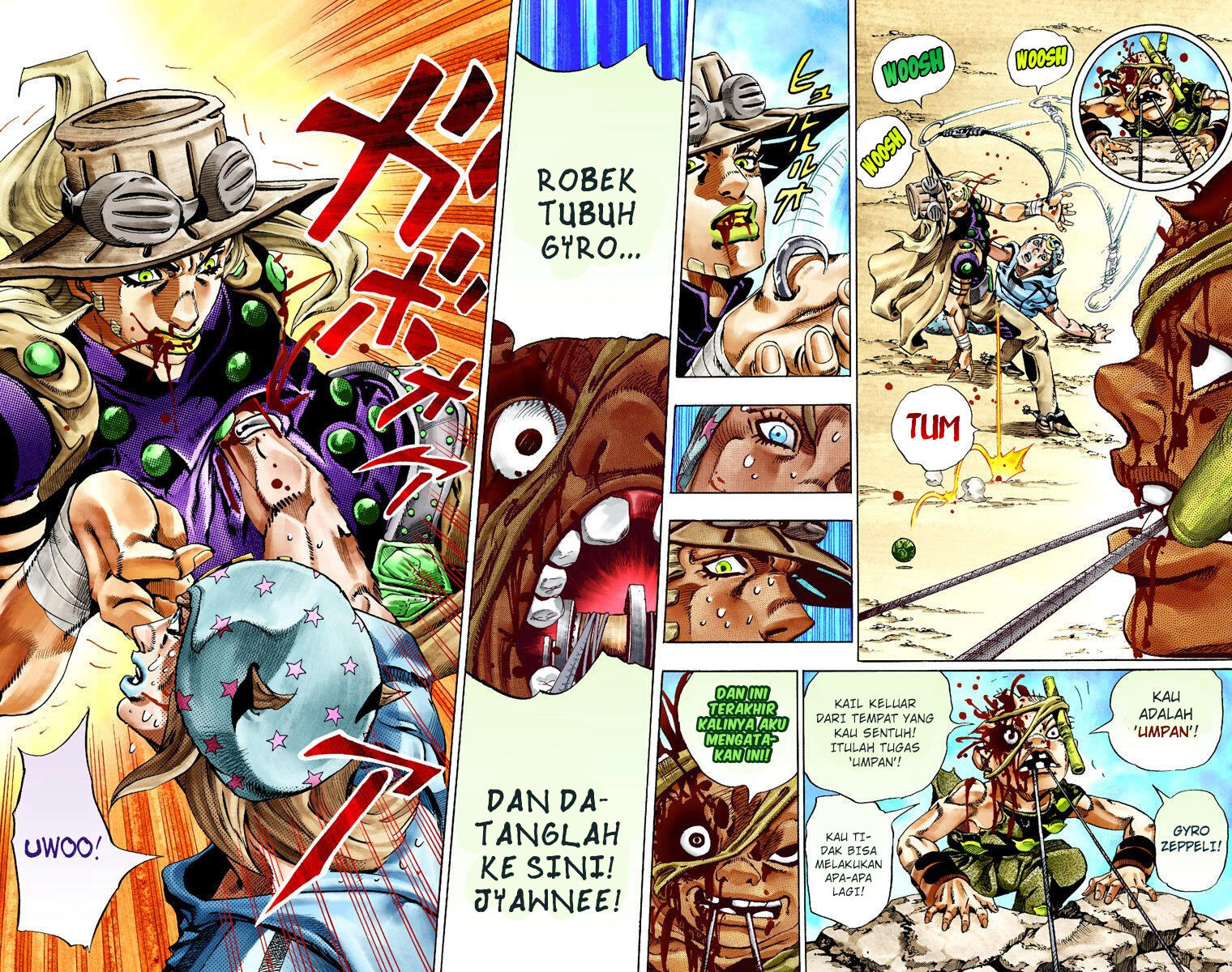 Read JoJo’s Bizarre Adventure Part 7 Steel Ball Run ID Manga Online
