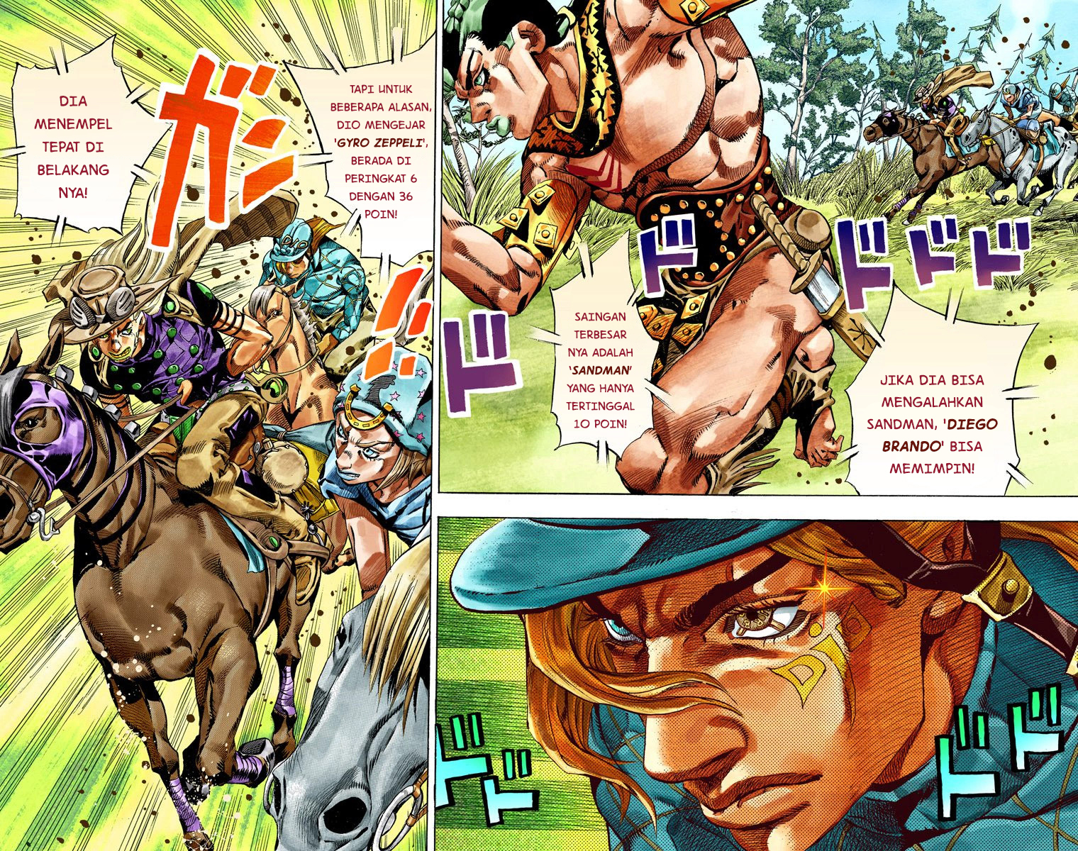 Read JoJo’s Bizarre Adventure Part 7 Steel Ball Run ID Manga Online