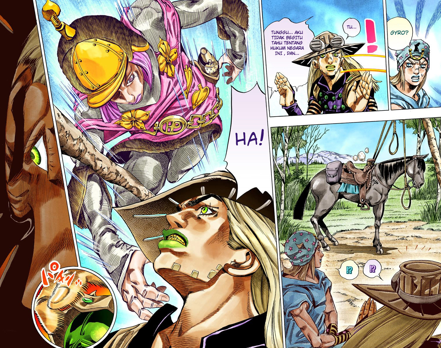 Read JoJo’s Bizarre Adventure Part 7 Steel Ball Run ID Manga Online