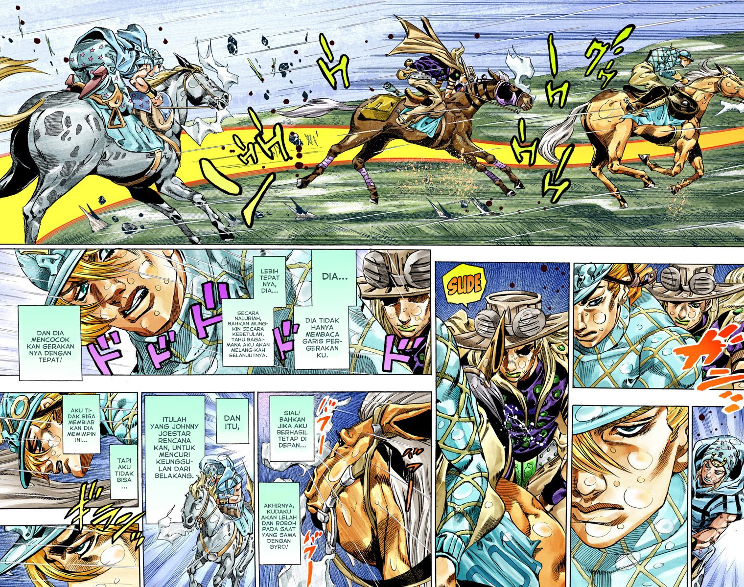 Read JoJo’s Bizarre Adventure Part 7 Steel Ball Run ID Manga Online