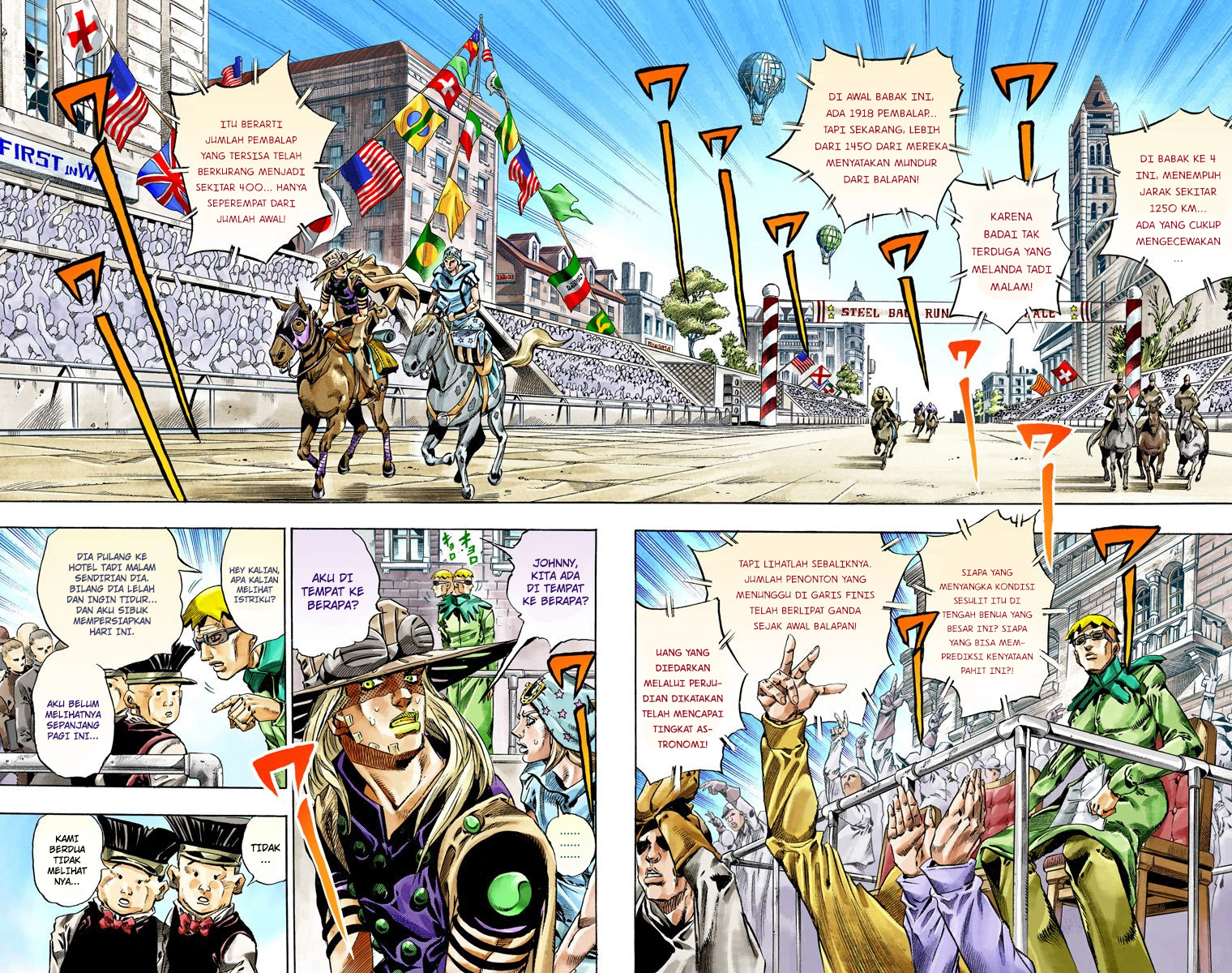 Read JoJo’s Bizarre Adventure Part 7 Steel Ball Run ID Manga Online