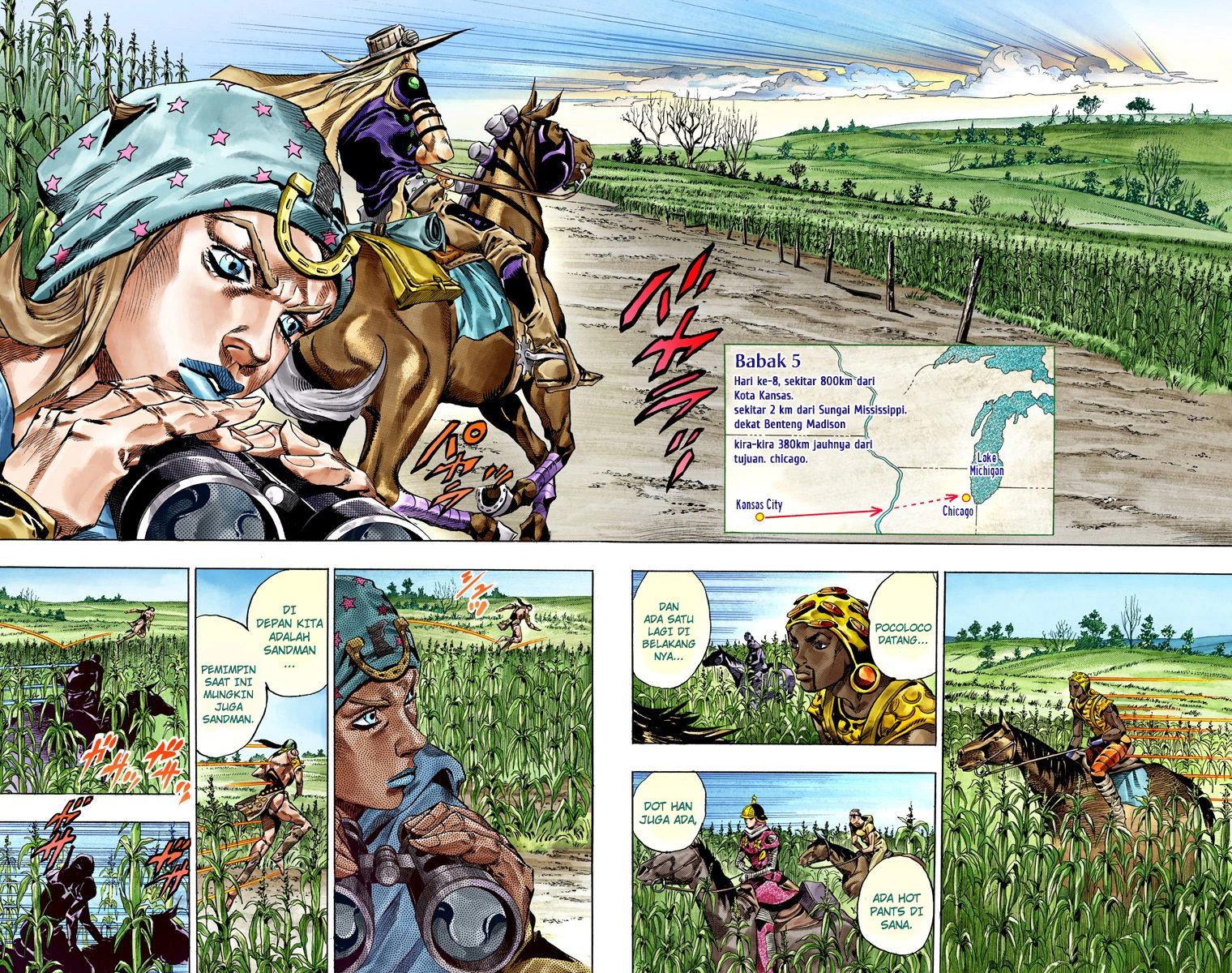 Read JoJo’s Bizarre Adventure Part 7 Steel Ball Run ID Manga Online