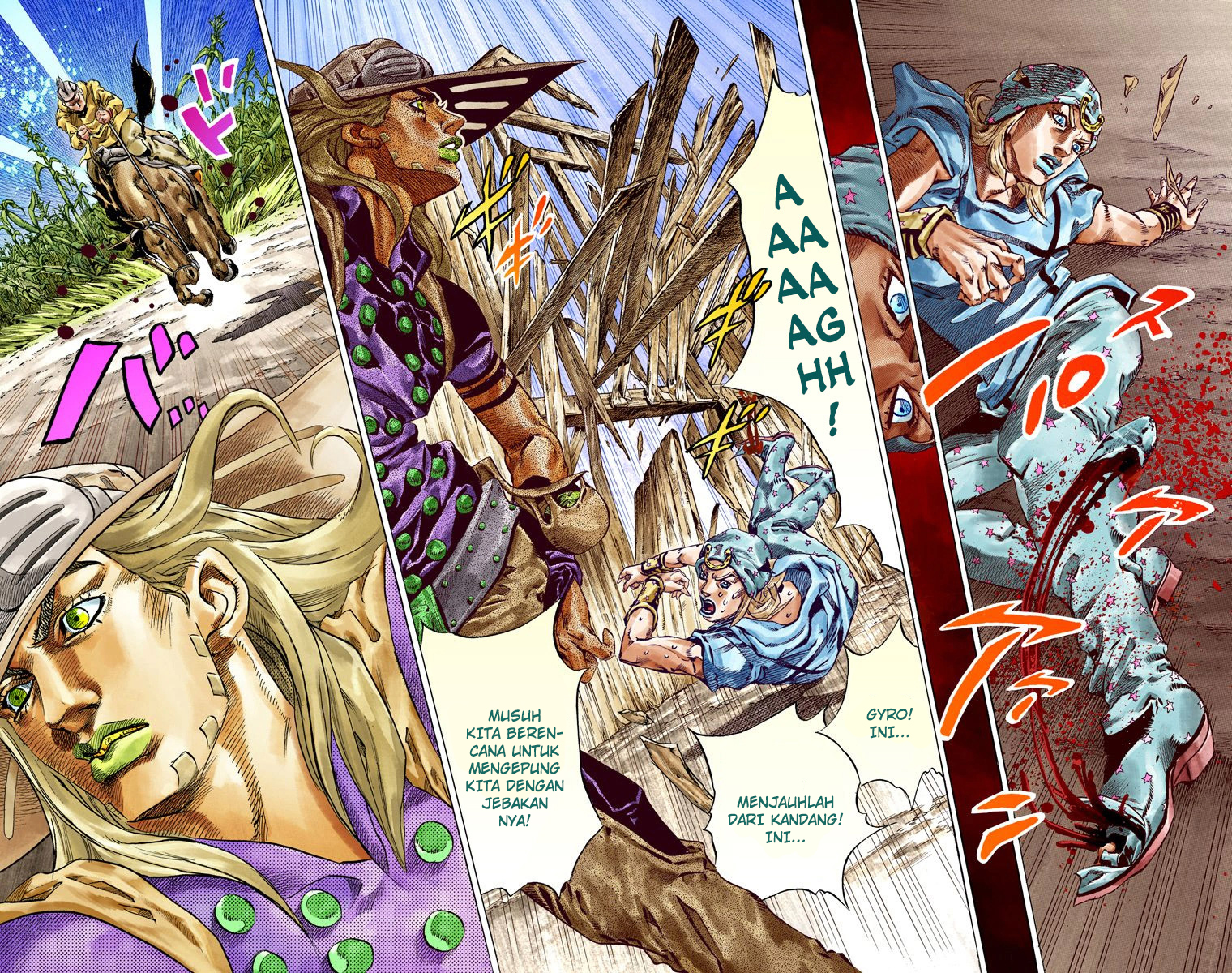 Read JoJo’s Bizarre Adventure Part 7 Steel Ball Run ID Manga Online