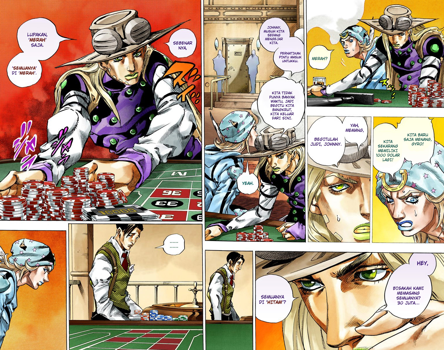 Read JoJo’s Bizarre Adventure Part 7 Steel Ball Run ID Manga Online