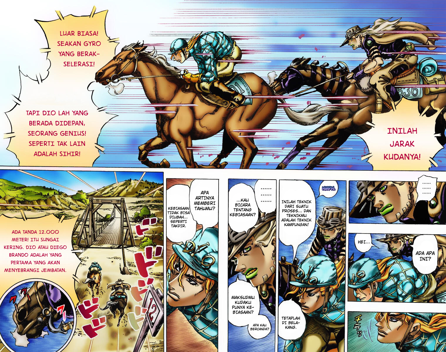 Read JoJo’s Bizarre Adventure Part 7 Steel Ball Run ID Manga Online
