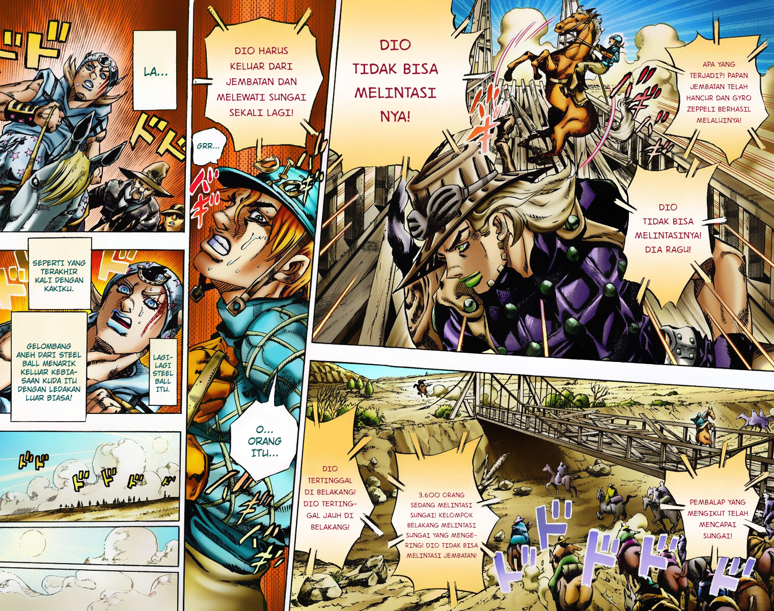 Read JoJo’s Bizarre Adventure Part 7 Steel Ball Run ID Manga Online