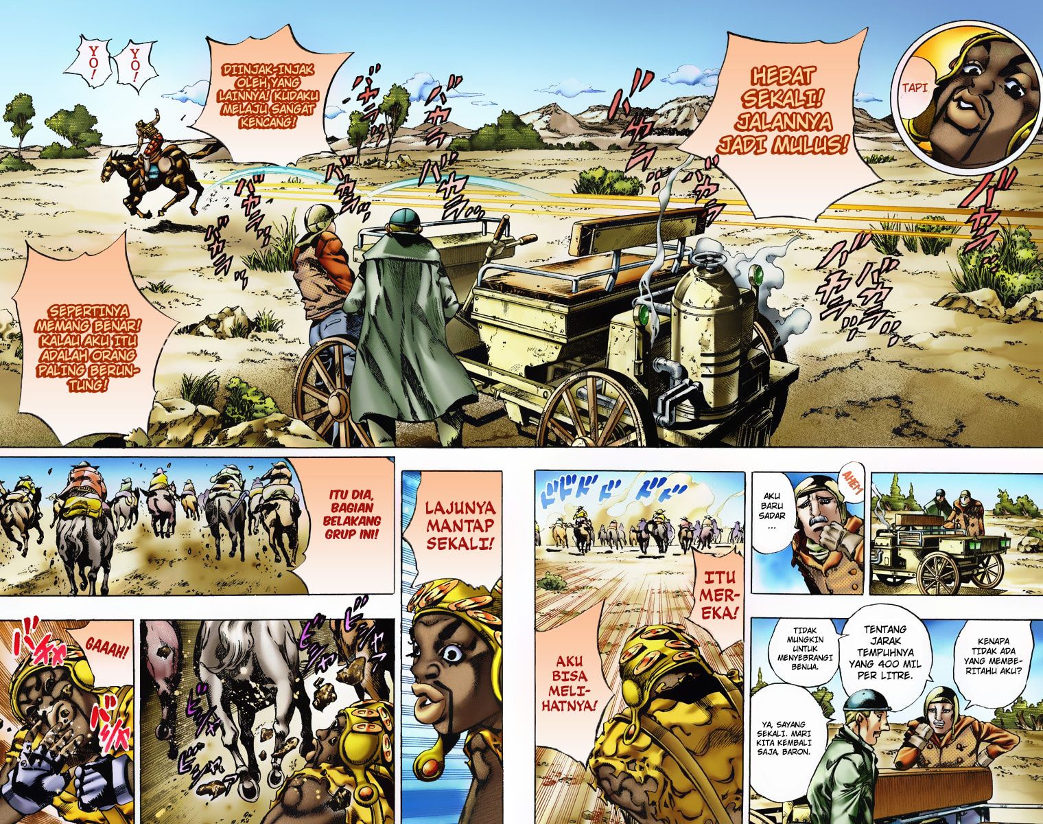 Read JoJo’s Bizarre Adventure Part 7 Steel Ball Run ID Manga Online