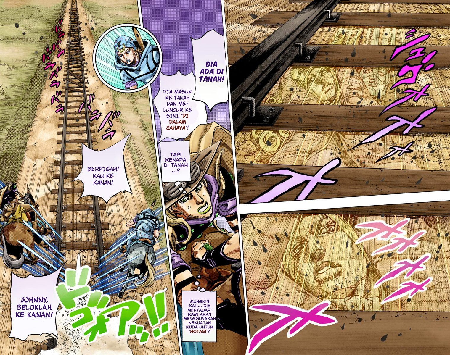 Read JoJo’s Bizarre Adventure Part 7 Steel Ball Run ID Manga Online