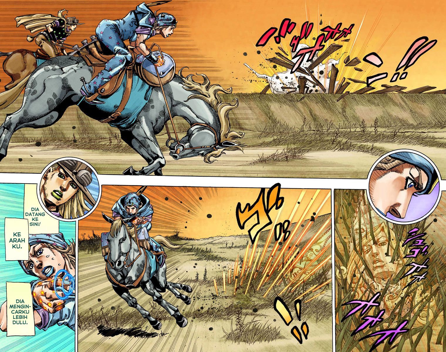 Read JoJo’s Bizarre Adventure Part 7 Steel Ball Run ID Manga Online