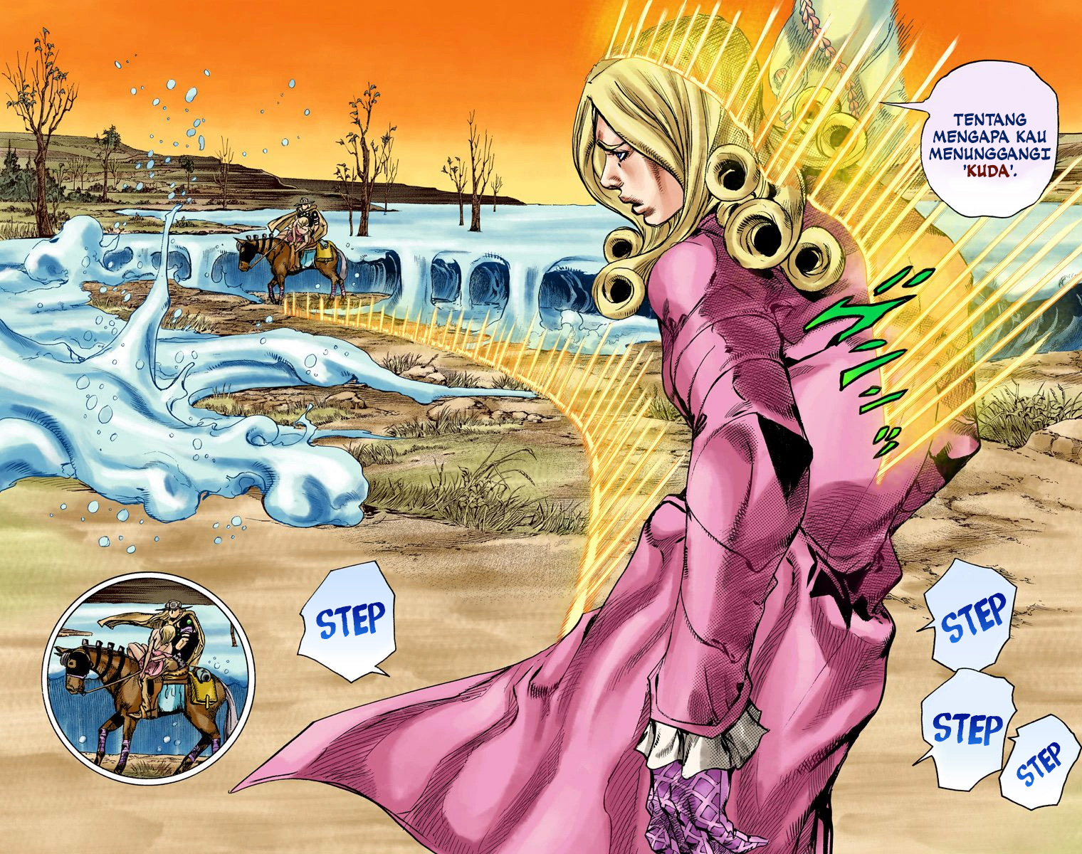 Read JoJo’s Bizarre Adventure Part 7 Steel Ball Run ID Manga Online