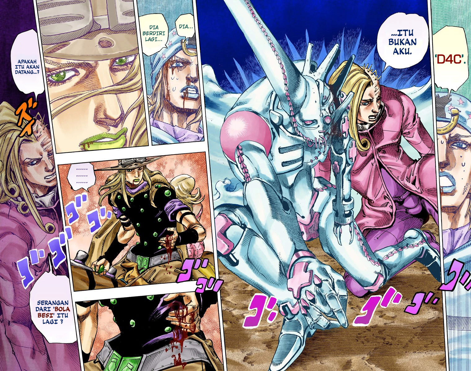 Read JoJo’s Bizarre Adventure Part 7 Steel Ball Run ID Manga Online