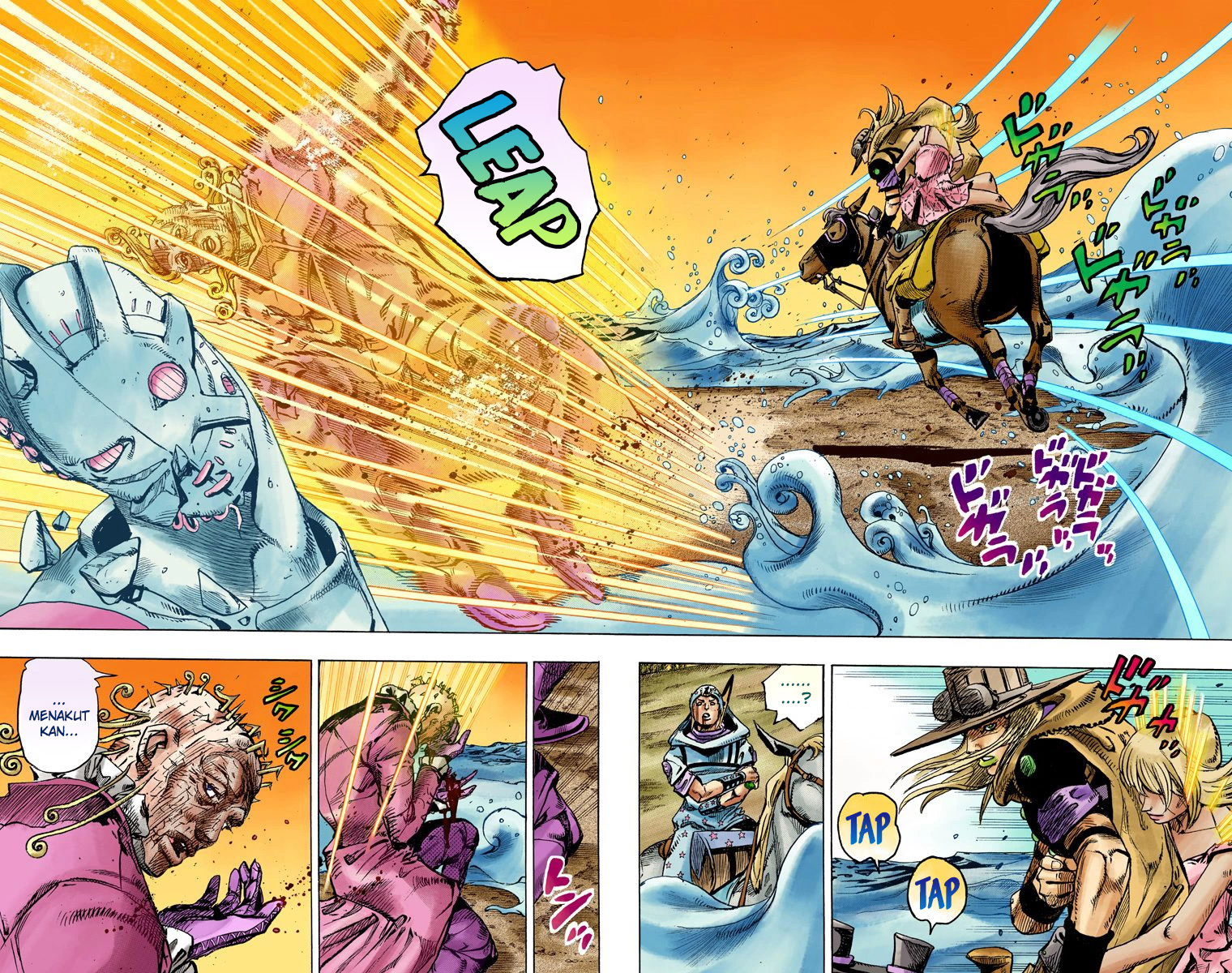 Read JoJo’s Bizarre Adventure Part 7 Steel Ball Run ID Manga Online