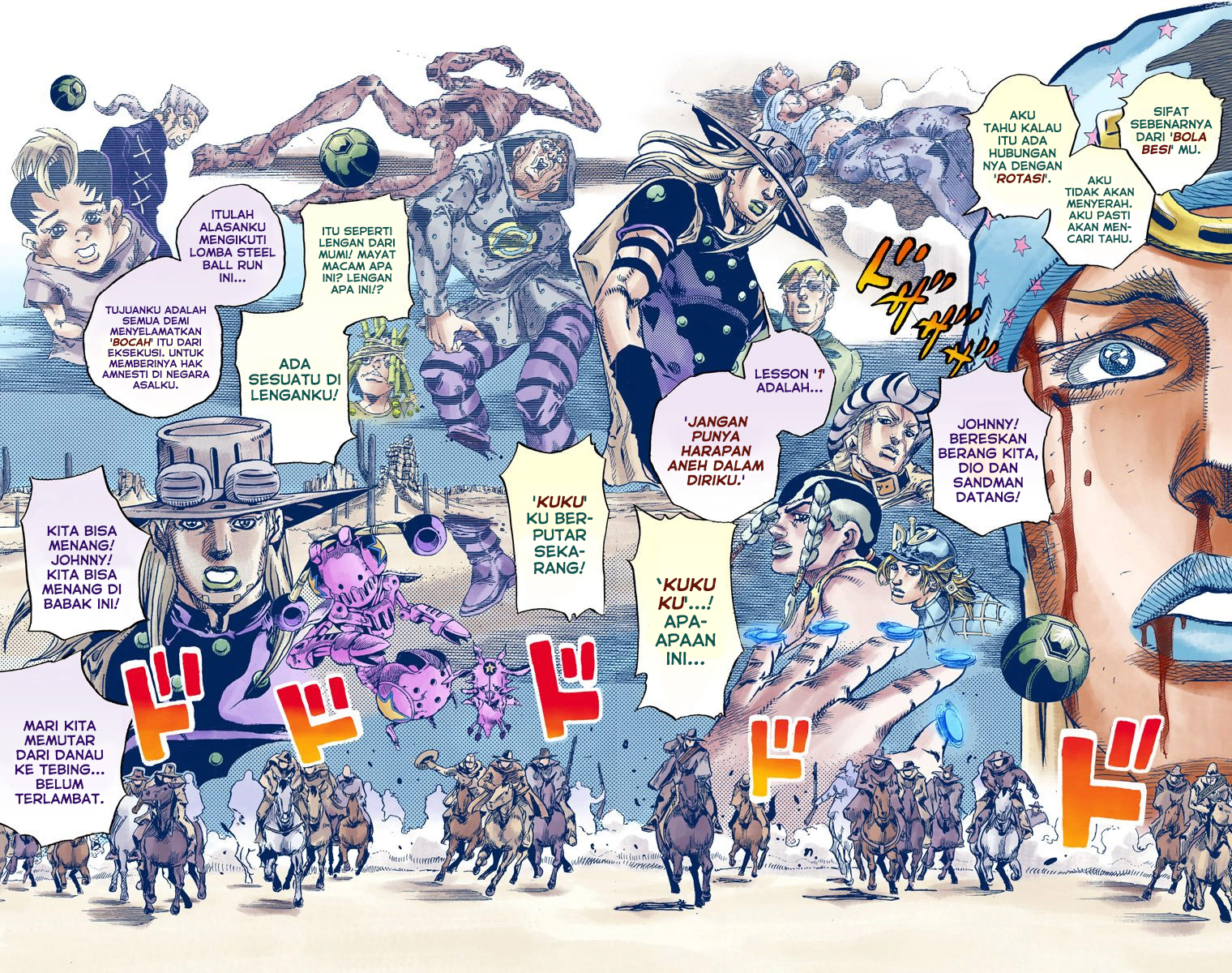 Read JoJo’s Bizarre Adventure Part 7 Steel Ball Run ID Manga Online