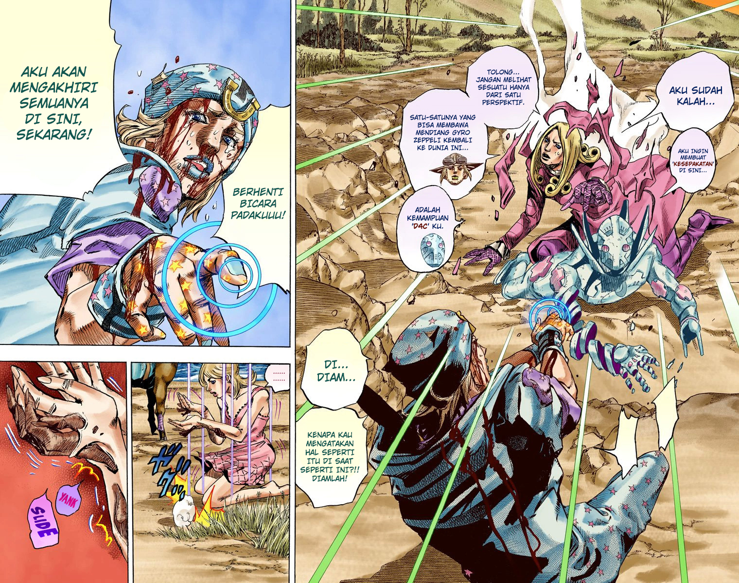 Read JoJo’s Bizarre Adventure Part 7 Steel Ball Run ID Manga Online