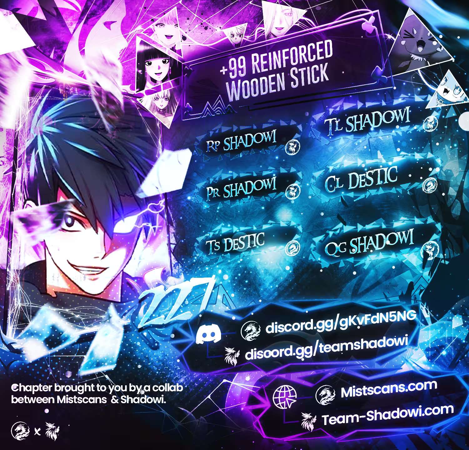 Read +99 Reinforced Wooden Stick Manga Online