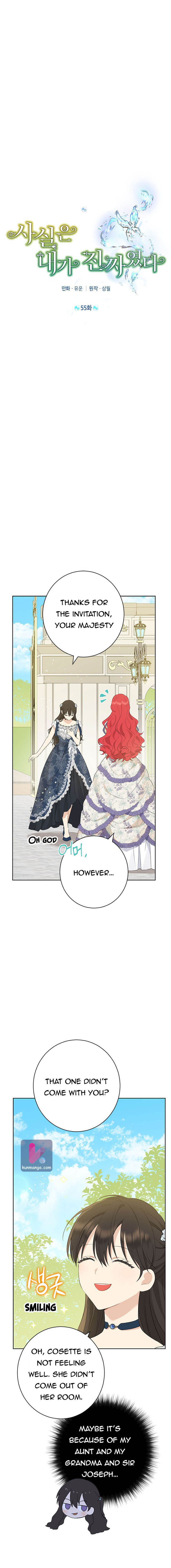 Read Actually I Was the Real One Manga Online