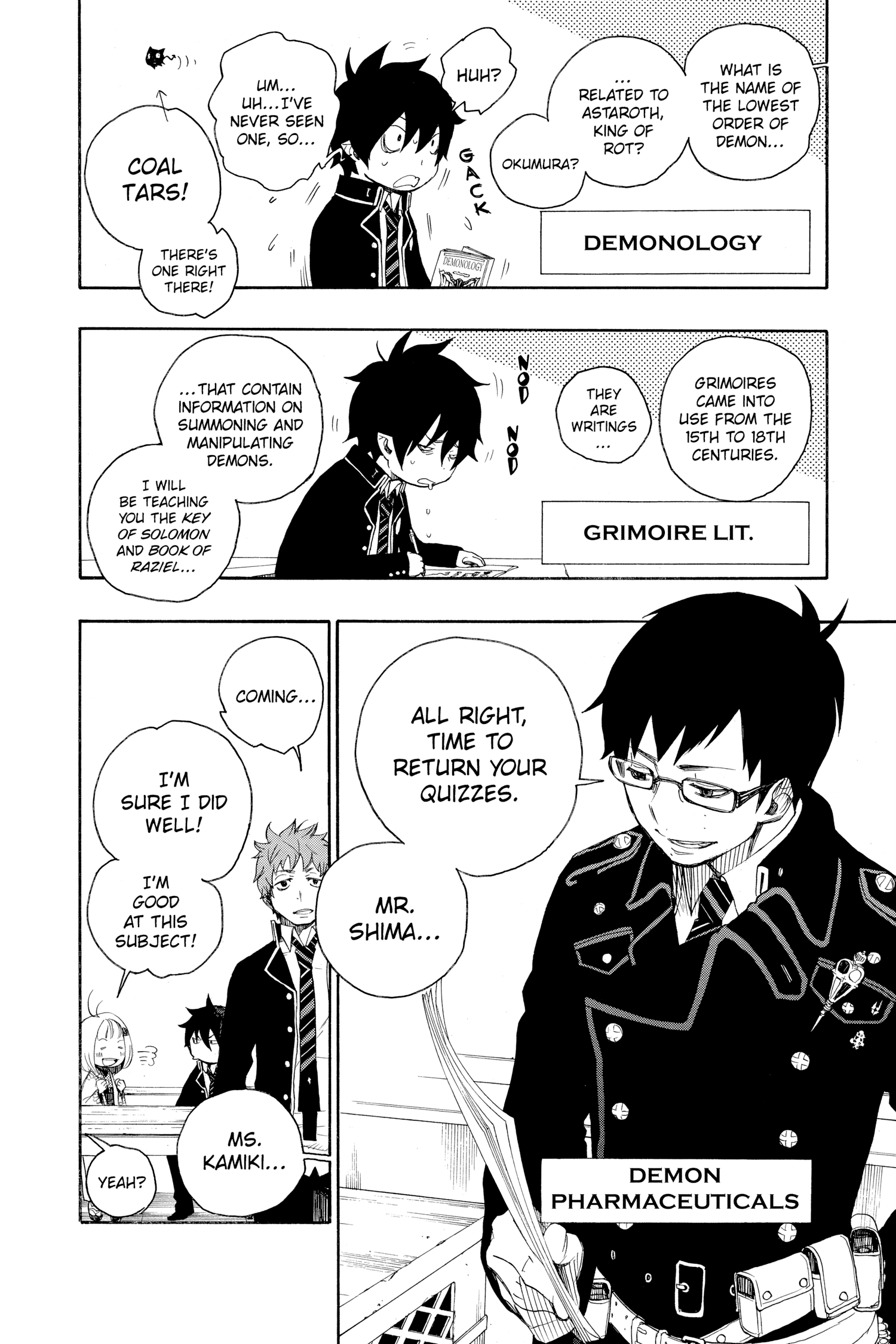 Read Blue Exorcist Manga Online