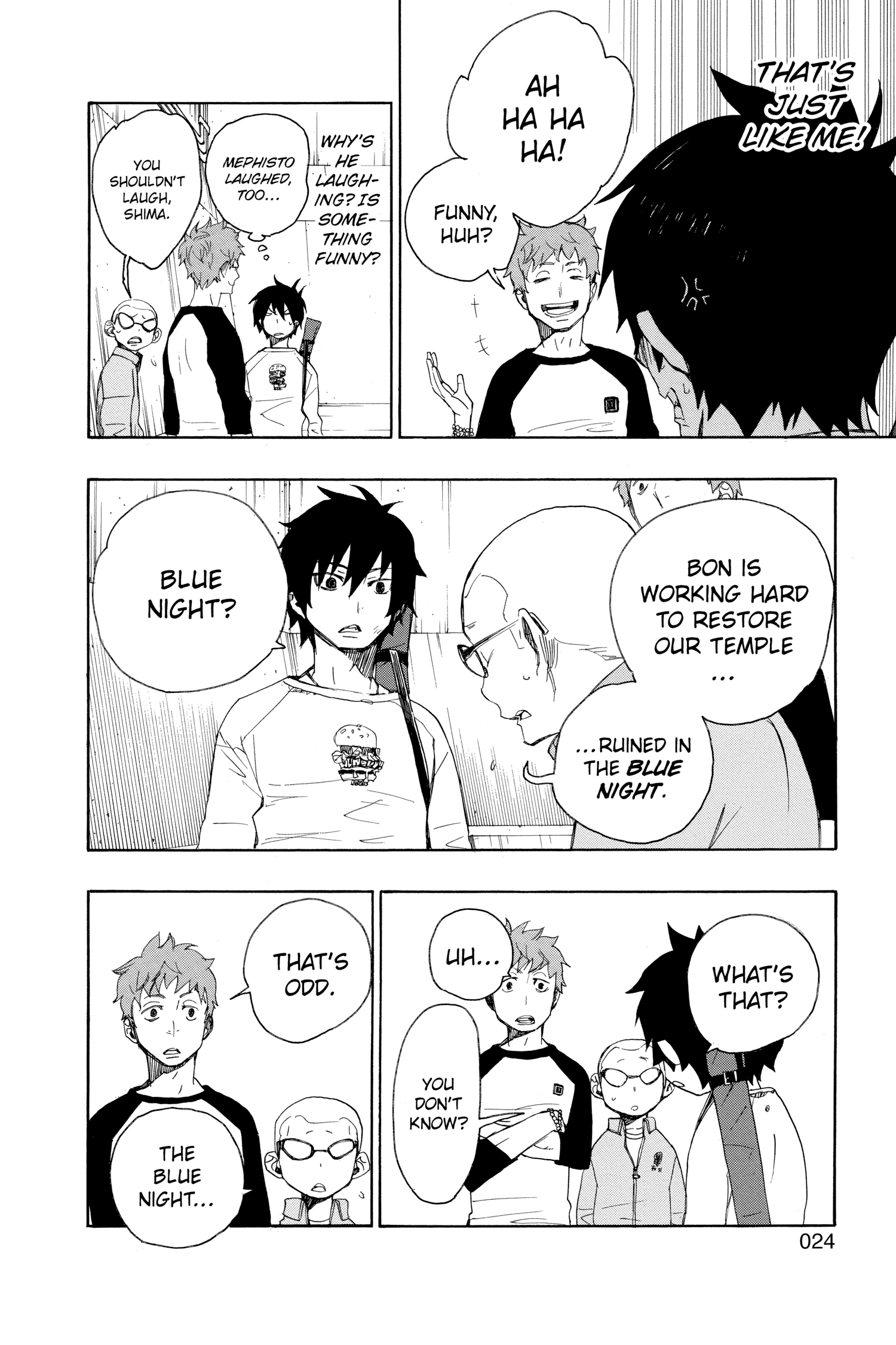 Read Blue Exorcist Manga Online