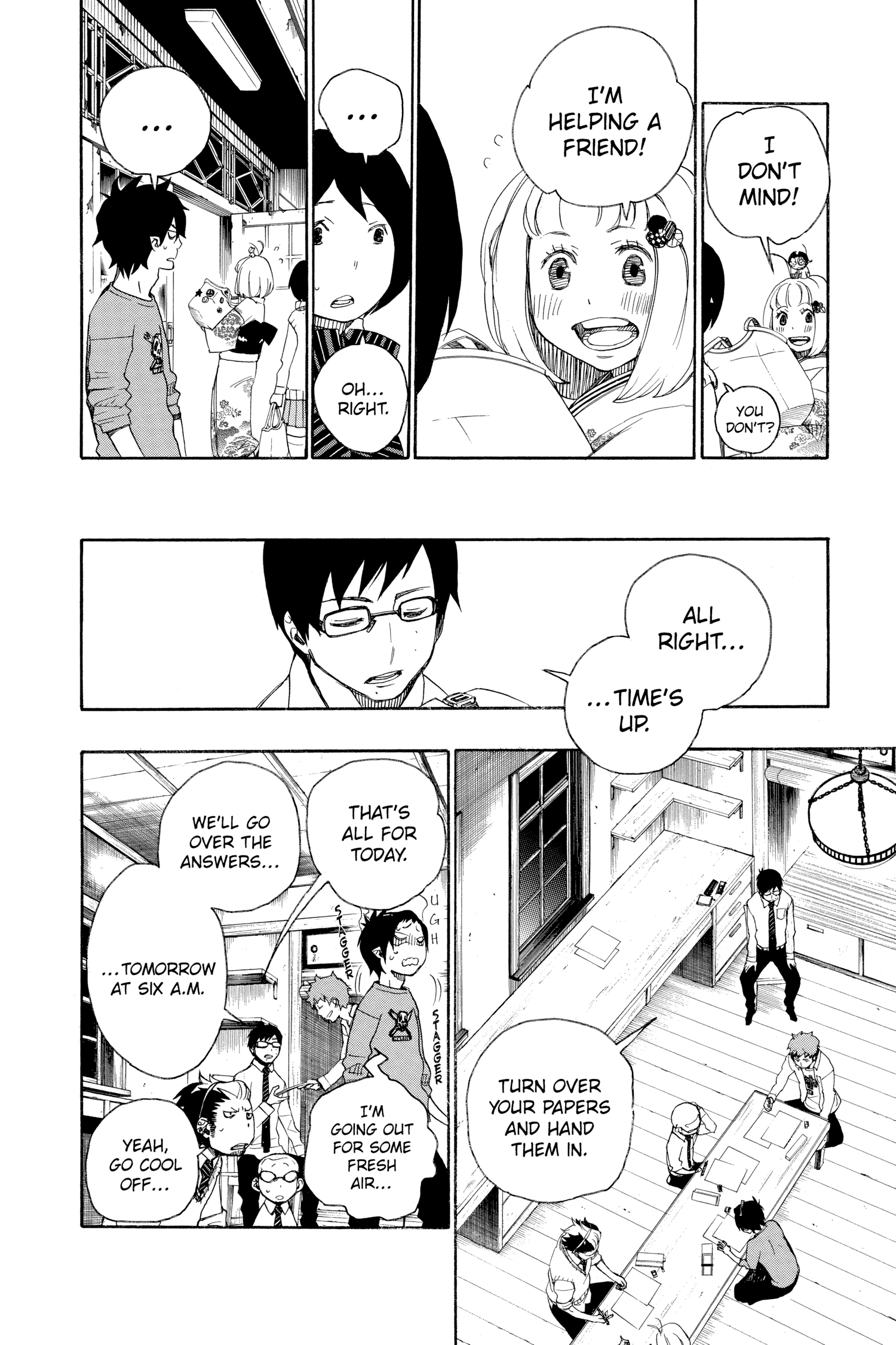 Read Blue Exorcist Manga Online