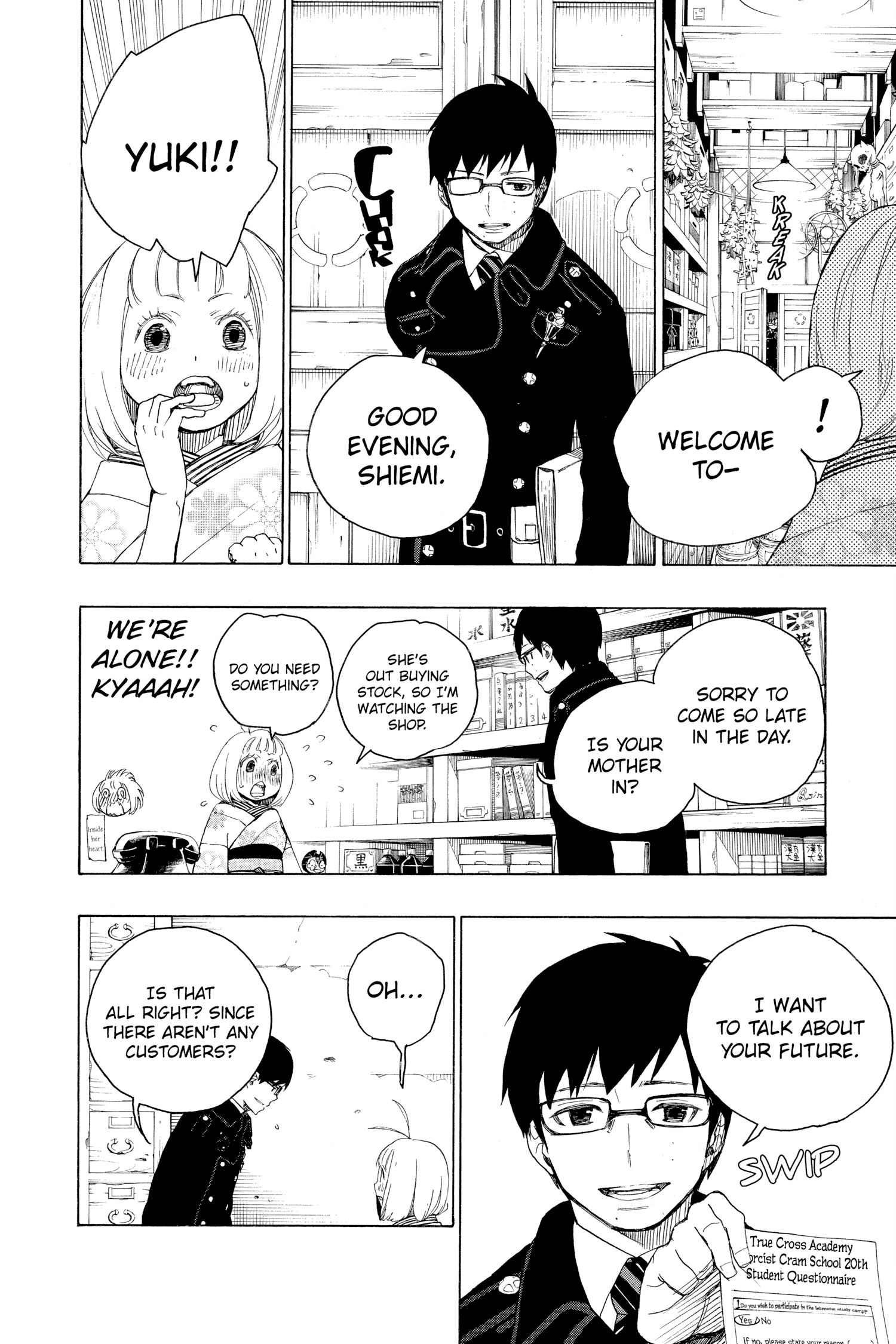 Read Blue Exorcist Manga Online
