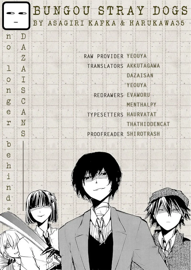 Read Bungou Stray Dogs Manga Online