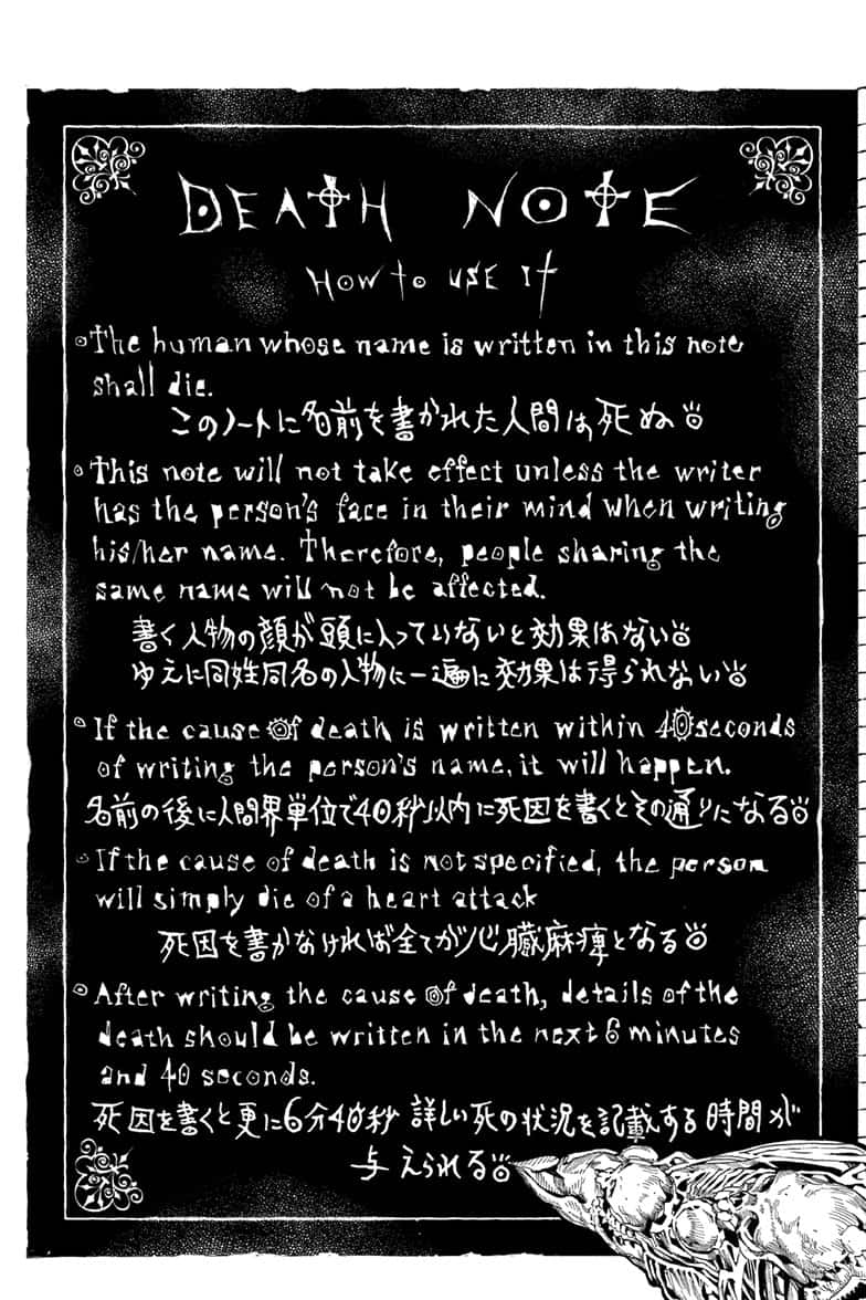 Read Death Note Manga Online