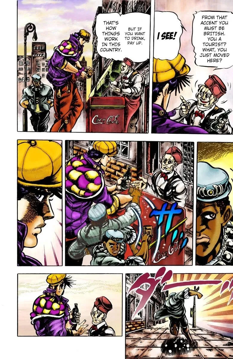 Read JoJo's Bizarre Adventure Part 2 Battle Tendency Official Colored Manga Online