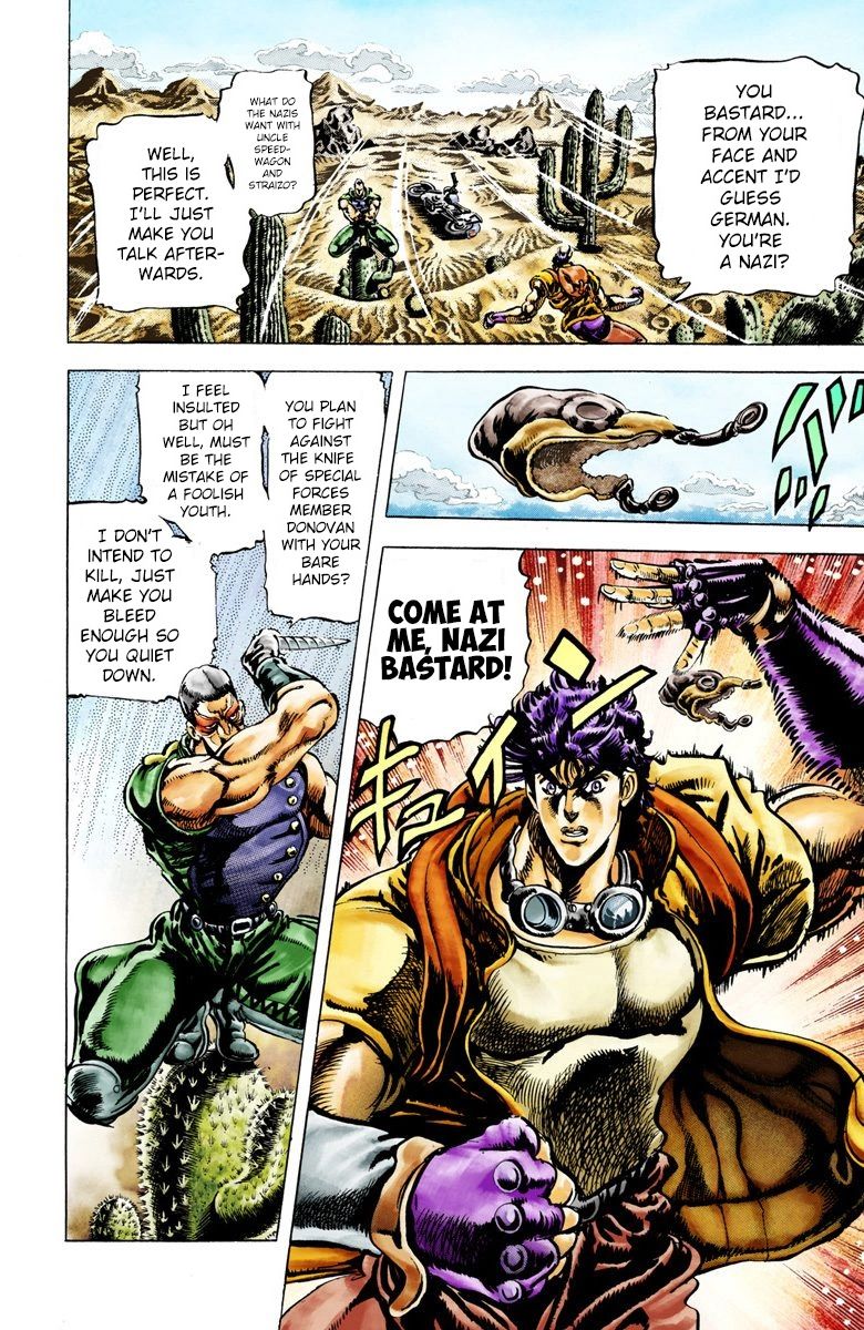 Read JoJo's Bizarre Adventure Part 2 Battle Tendency Official Colored Manga Online