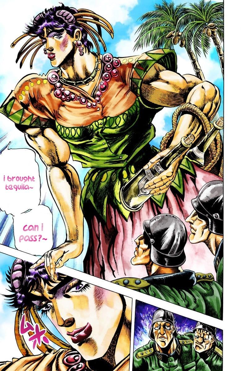 Read JoJo's Bizarre Adventure Part 2 Battle Tendency Official Colored Manga Online