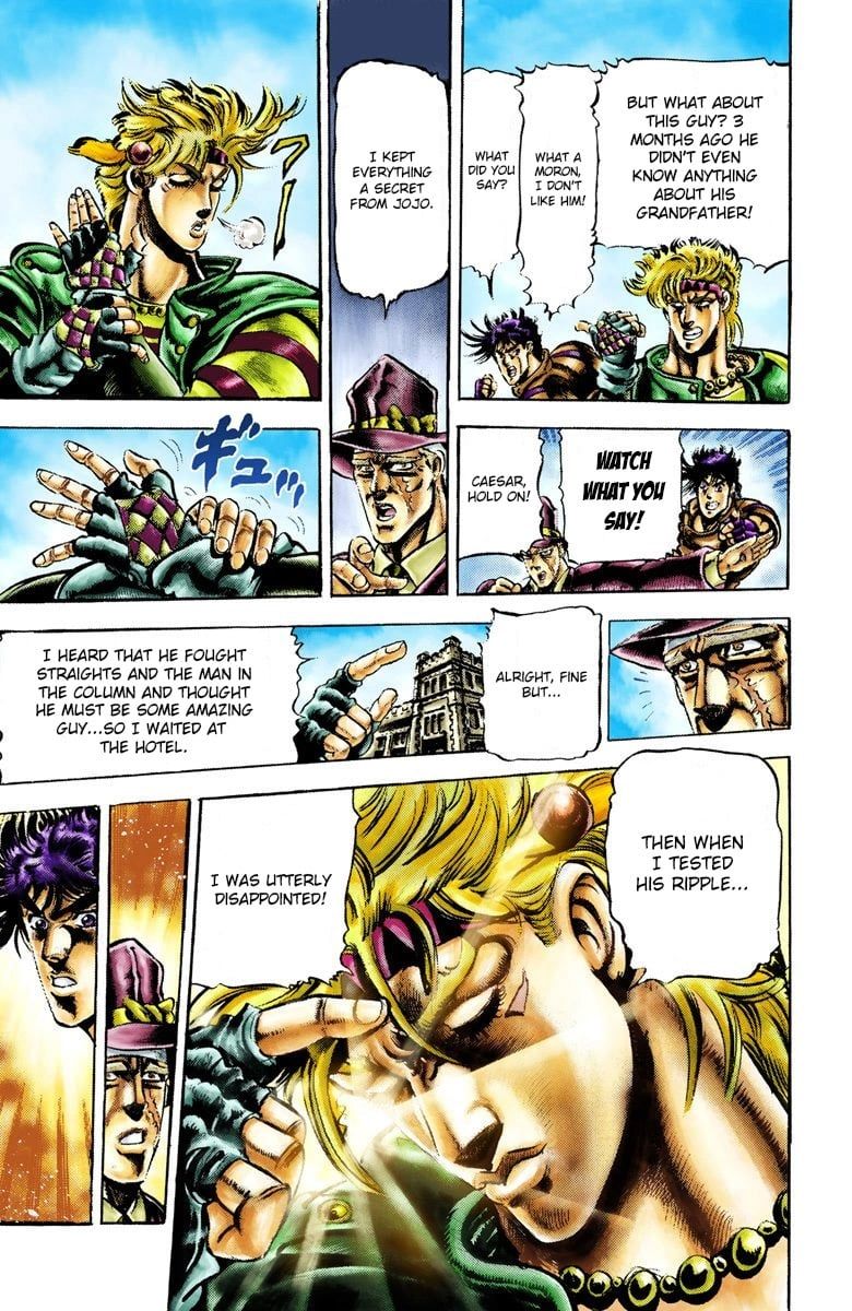Read JoJo's Bizarre Adventure Part 2 Battle Tendency Official Colored Manga Online