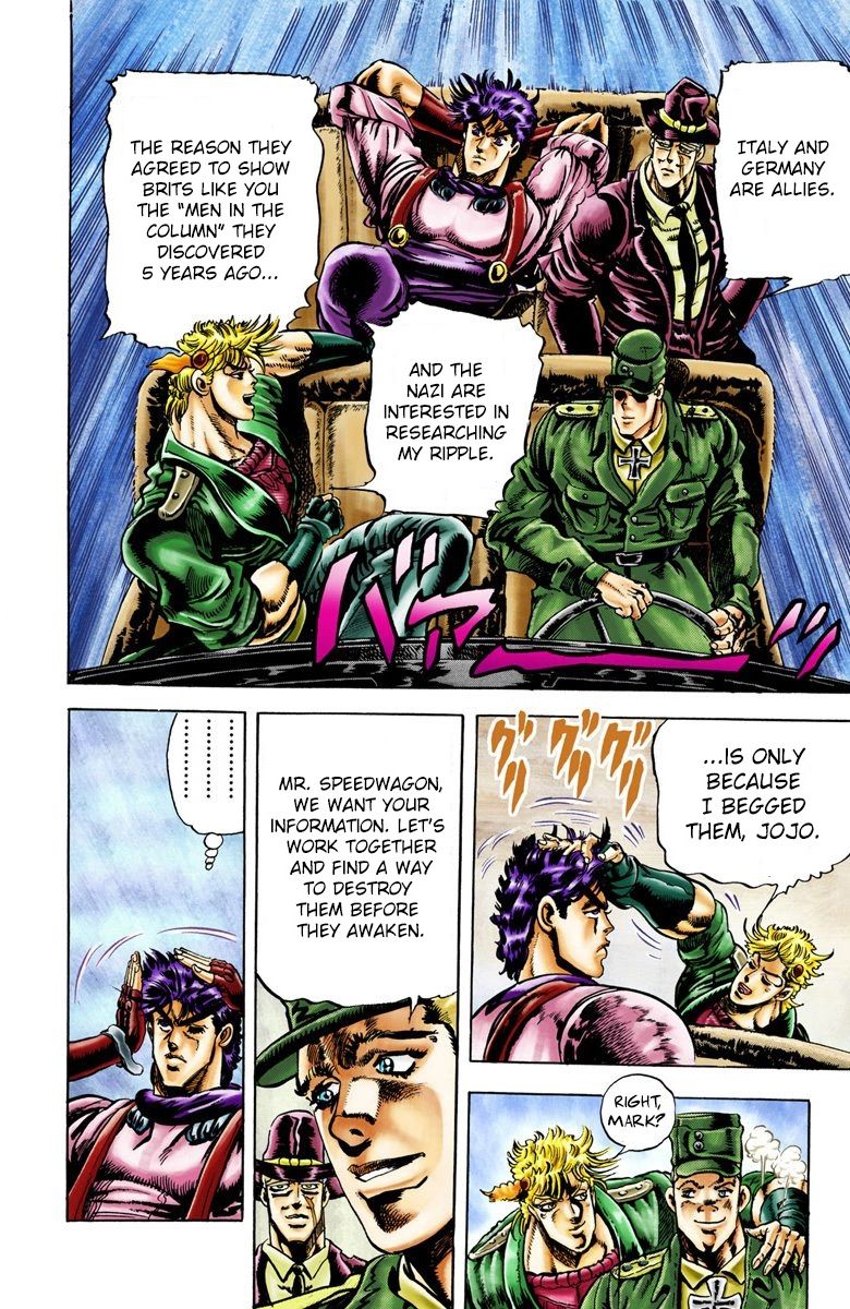 Read JoJo's Bizarre Adventure Part 2 Battle Tendency Official Colored Manga Online