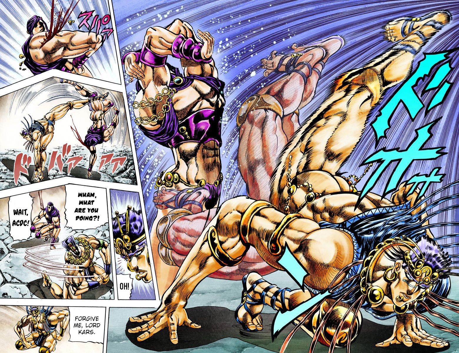 Read JoJo's Bizarre Adventure Part 2 Battle Tendency Official Colored Manga Online