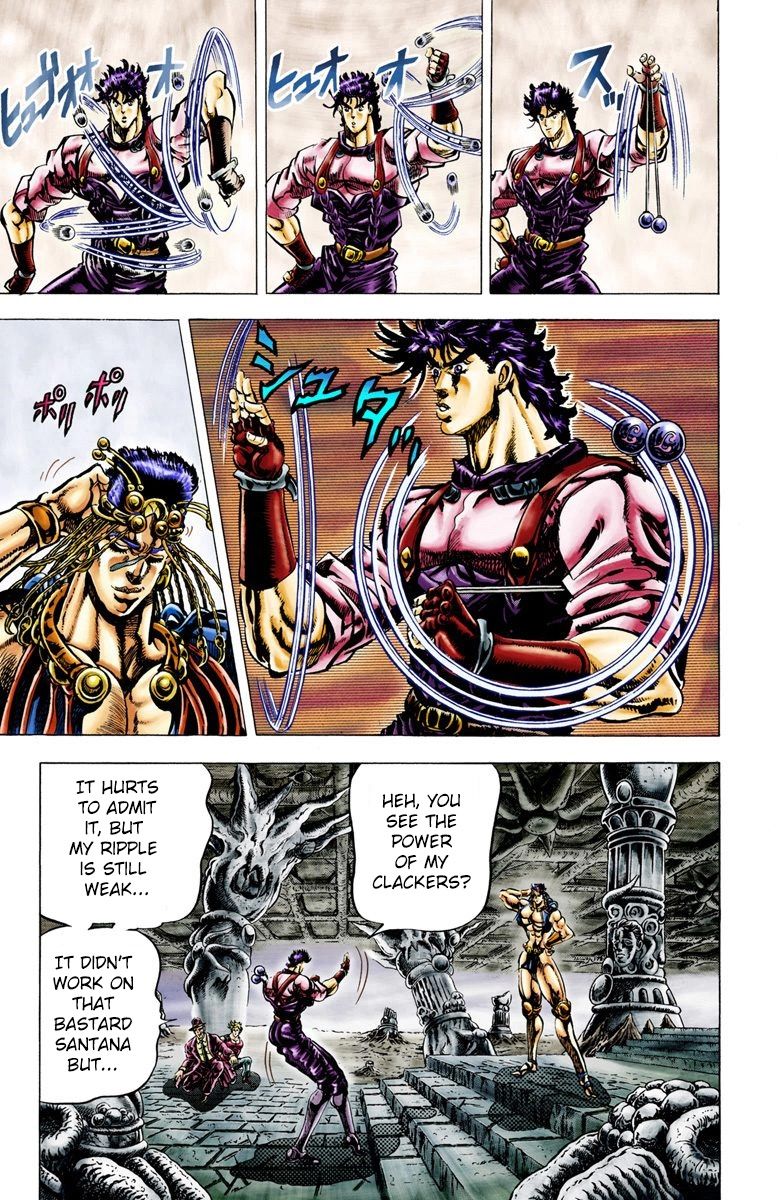 Read JoJo's Bizarre Adventure Part 2 Battle Tendency Official Colored Manga Online