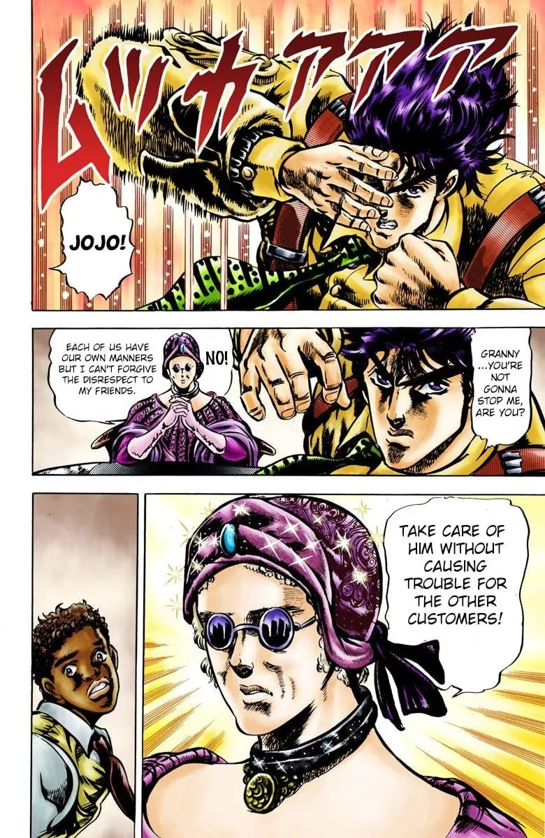 Read JoJo's Bizarre Adventure Part 2 Battle Tendency Official Colored Manga Online
