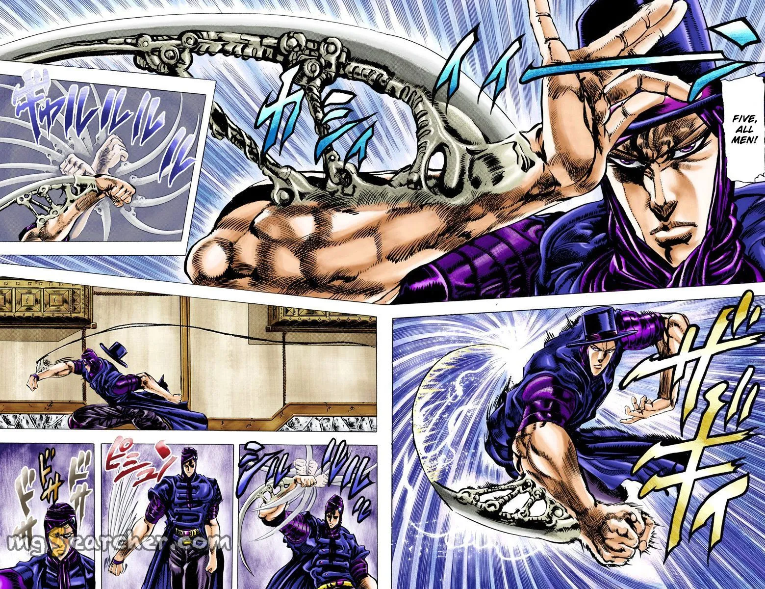 Read JoJo's Bizarre Adventure Part 2 Battle Tendency Official Colored Manga Online