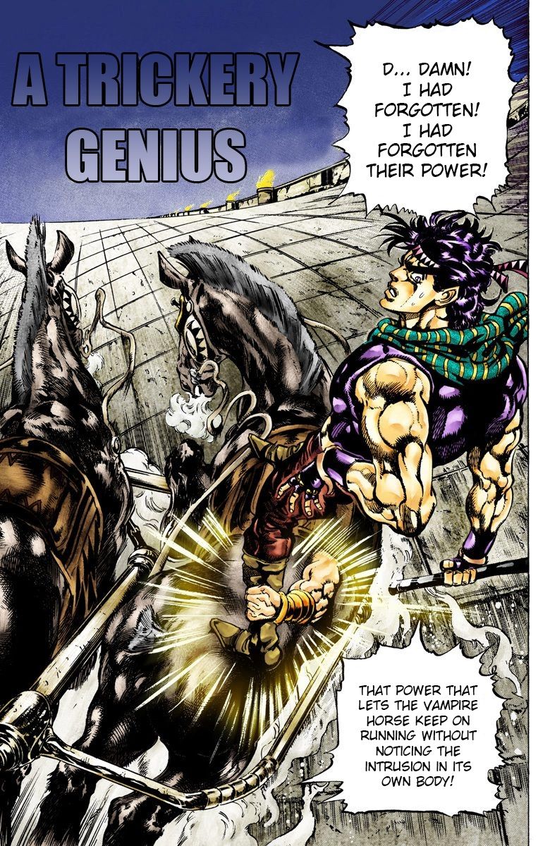 Read JoJo's Bizarre Adventure Part 2 Battle Tendency Official Colored Manga Online
