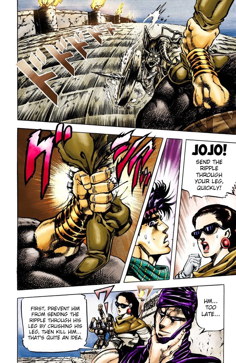 Read JoJo's Bizarre Adventure Part 2 Battle Tendency Official Colored Manga Online