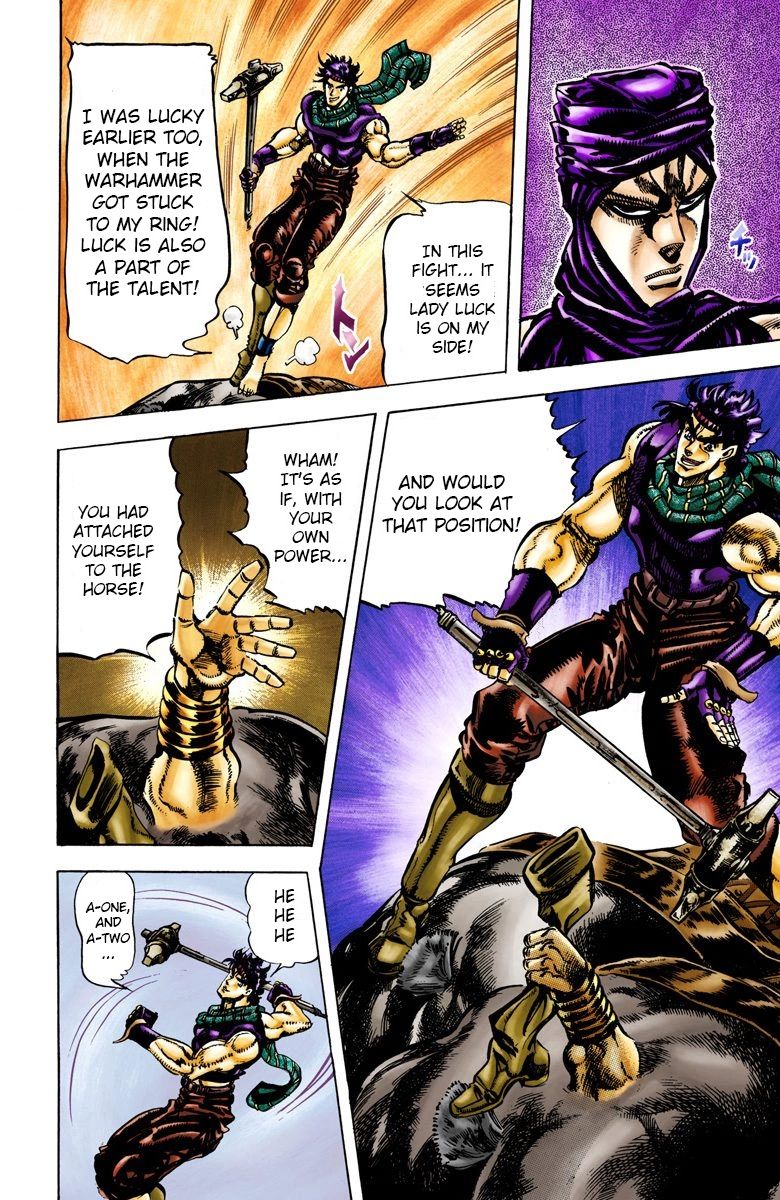 Read JoJo's Bizarre Adventure Part 2 Battle Tendency Official Colored Manga Online