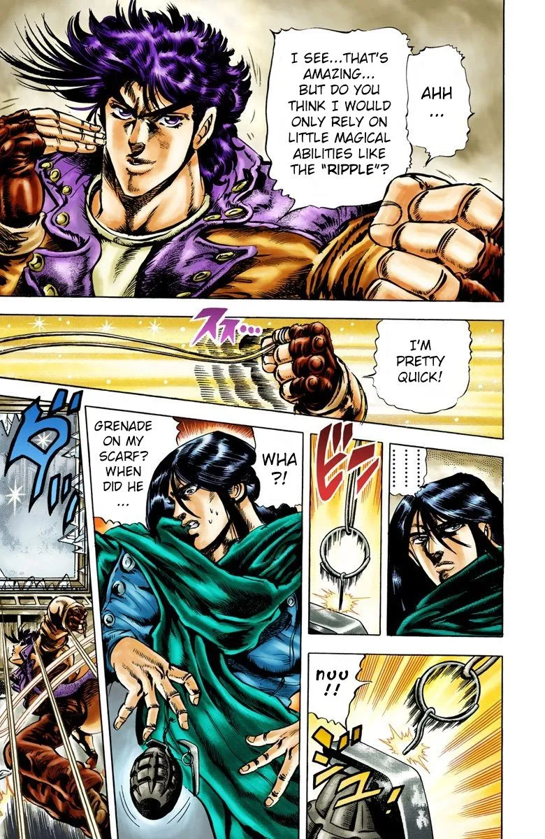 Read JoJo's Bizarre Adventure Part 2 Battle Tendency Official Colored Manga Online