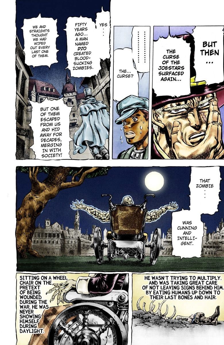 Read JoJo's Bizarre Adventure Part 2 Battle Tendency Official Colored Manga Online