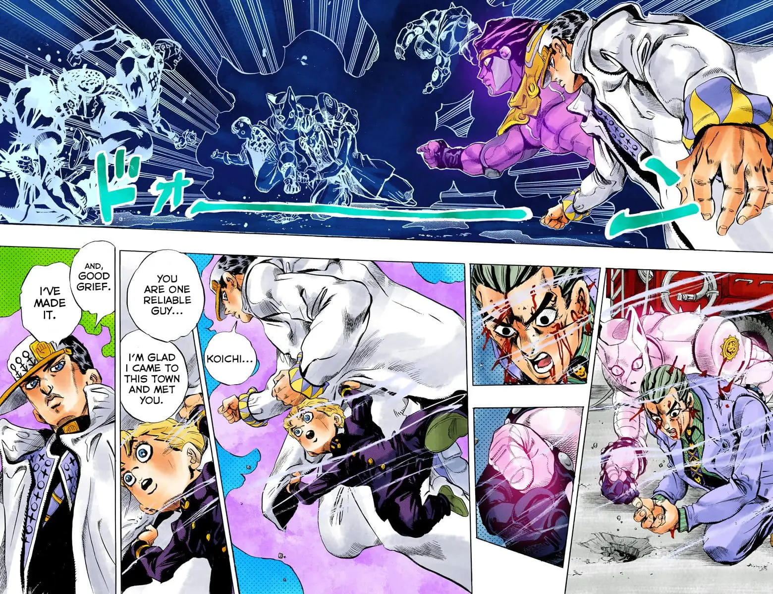 Read JoJo's Bizarre Adventure Part 4 Diamond Is Unbreakable Official Colored Manga Online
