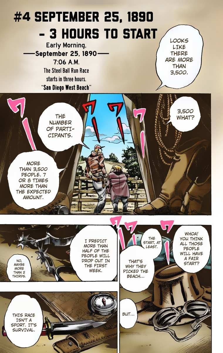 Read Jojo's Bizarre Adventure Part 7 Steel Ball Run Manga Online