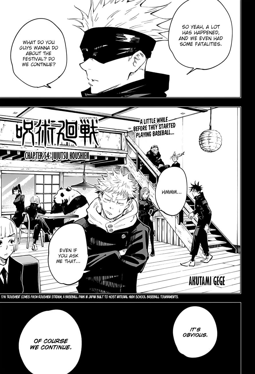 Read Jujutsu Kaisen Manga Online