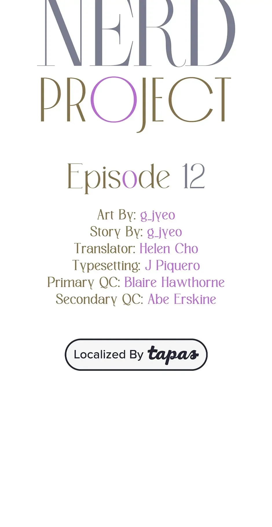 Read Nerd Project Manga Online