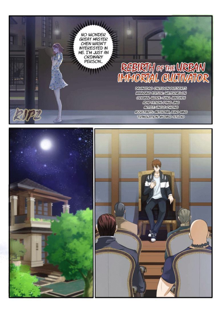 Read Rebirth Of The Urban Immortal Cultivator Manga Online