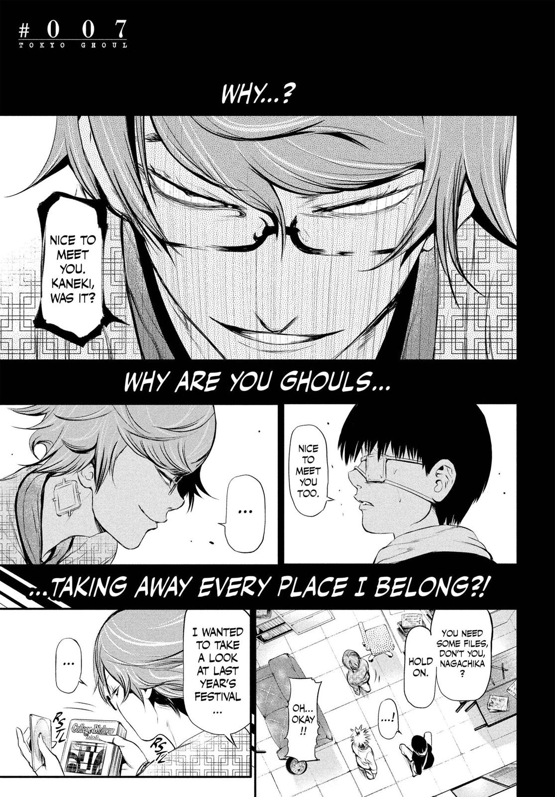 Read Tokyo Ghoul Manga Online