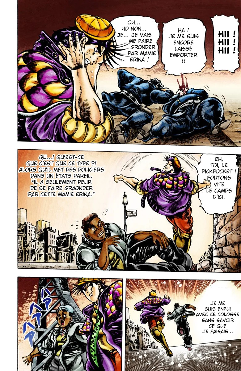 Read JoJo's Bizarre Adventure Part 2 Battle Tendency Official Colored FR Manga Online