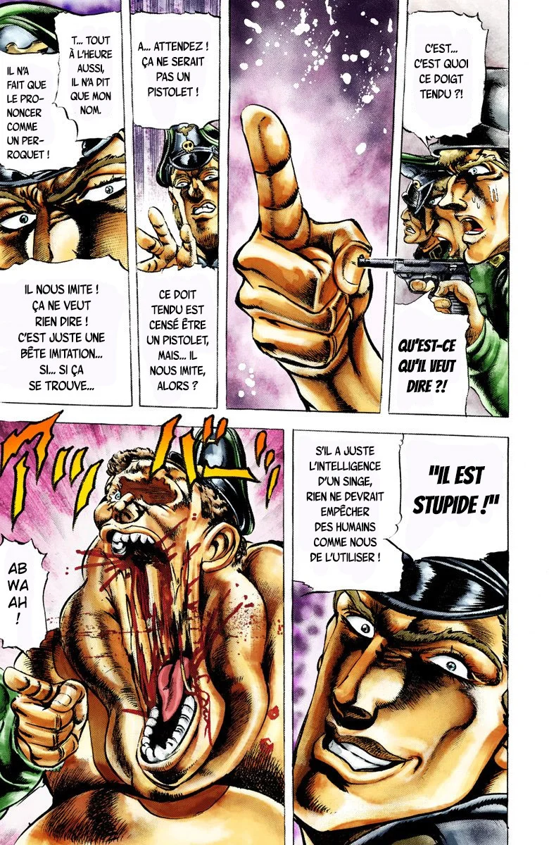 Read JoJo's Bizarre Adventure Part 2 Battle Tendency Official Colored FR Manga Online